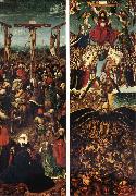 EYCK, Jan van Crucifixion and Last Judgment china oil painting artist